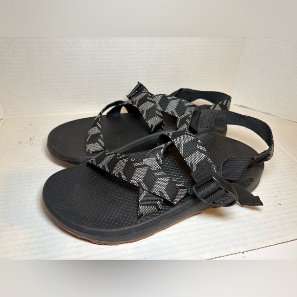 Chaco Mega Z/Cloud Strappy Sandals Black Gum Adjustable  Men’s Size 10 - Picture 1 of 10